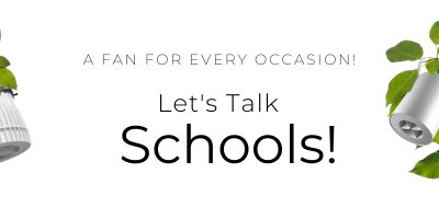 Airius fans for schools featuring innovative airflow solutions and energy efficiency, promoting indoor comfort and