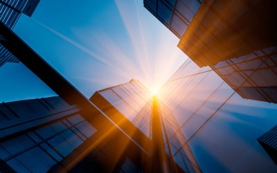 Sunlight streaming through building windows illustrating airflow and inhabitant cooling.