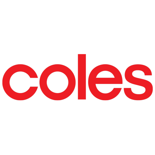 Coles logo representing a leading brand using Airius cooling solutions in Sydney, NSW.