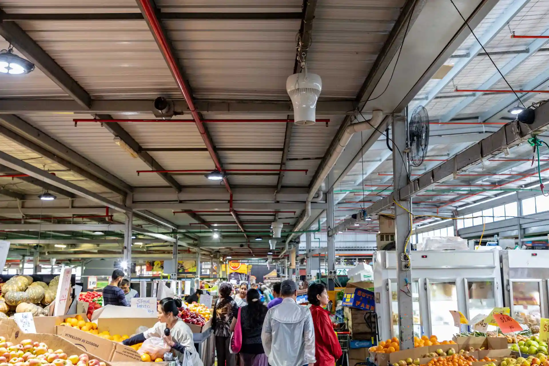 Airius Cooling Fans Installation at Dandenong Markets 13