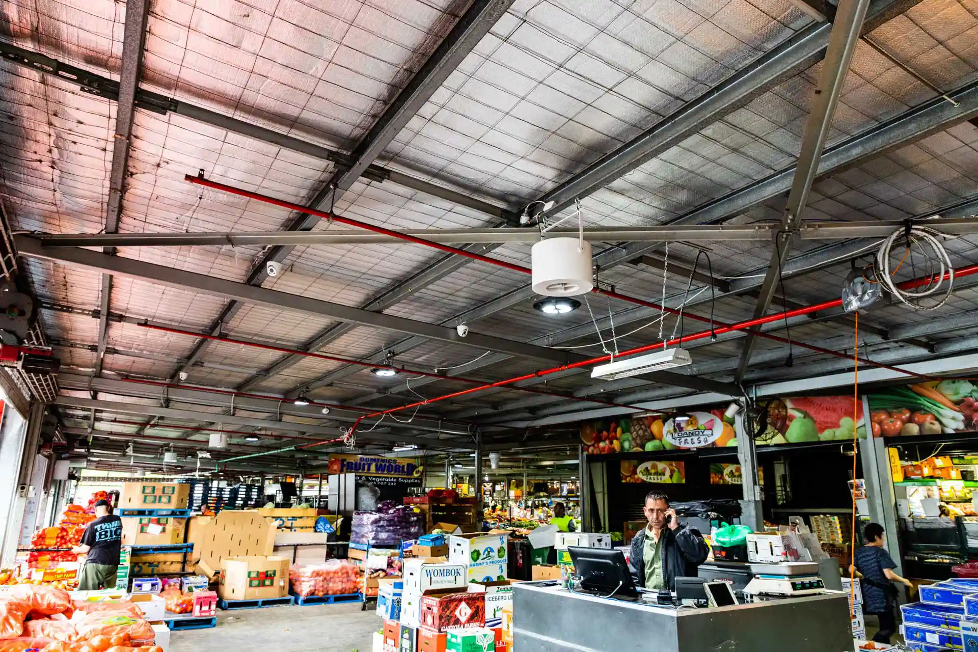 Airius Cooling Fans Installation at Dandenong Markets 19