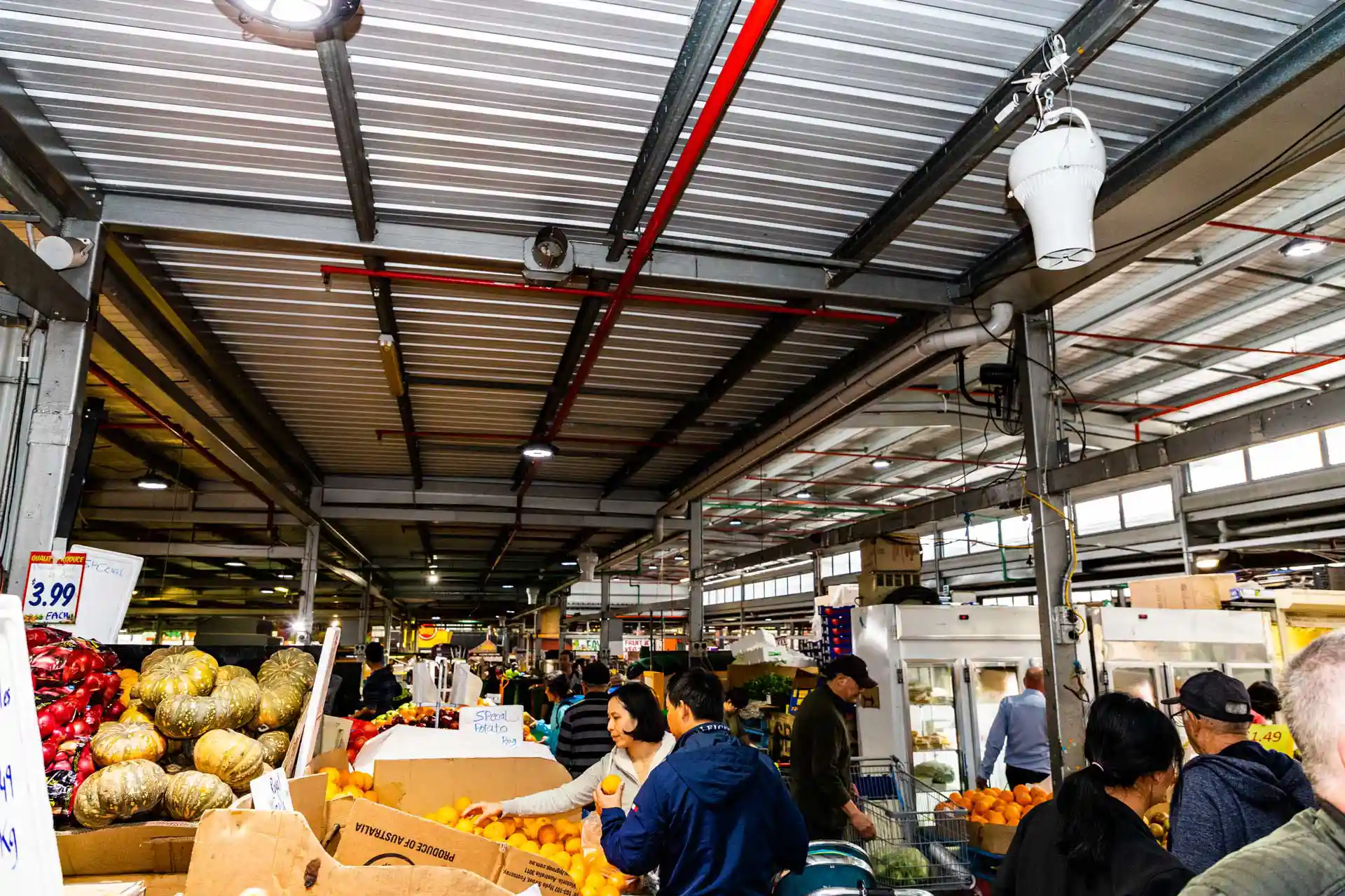 Airius Cooling Fans Installation at Dandenong Markets 2