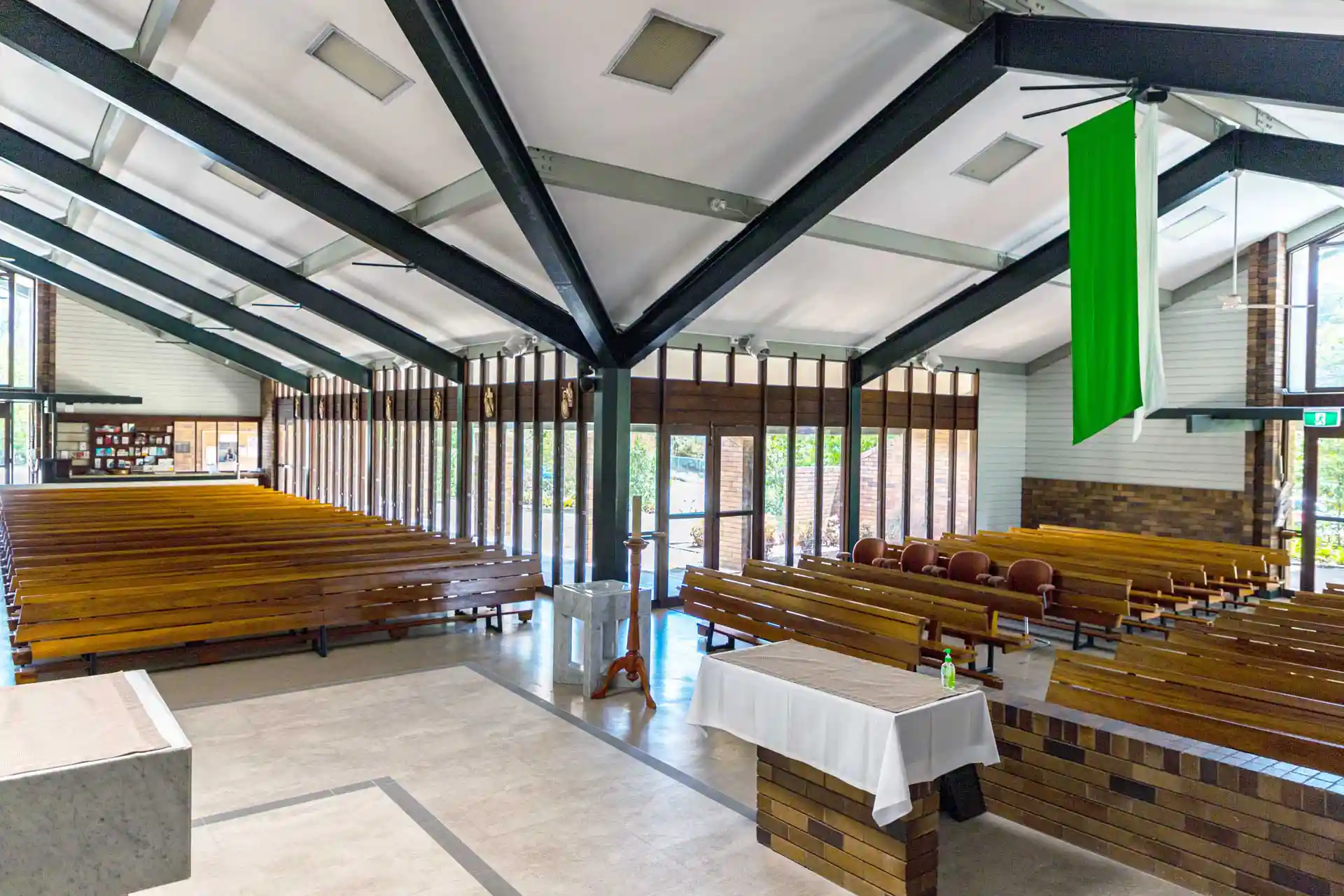 Airius cooling fans installed in St. Joseph's Church Brisbane, improving airflow and comfort for the