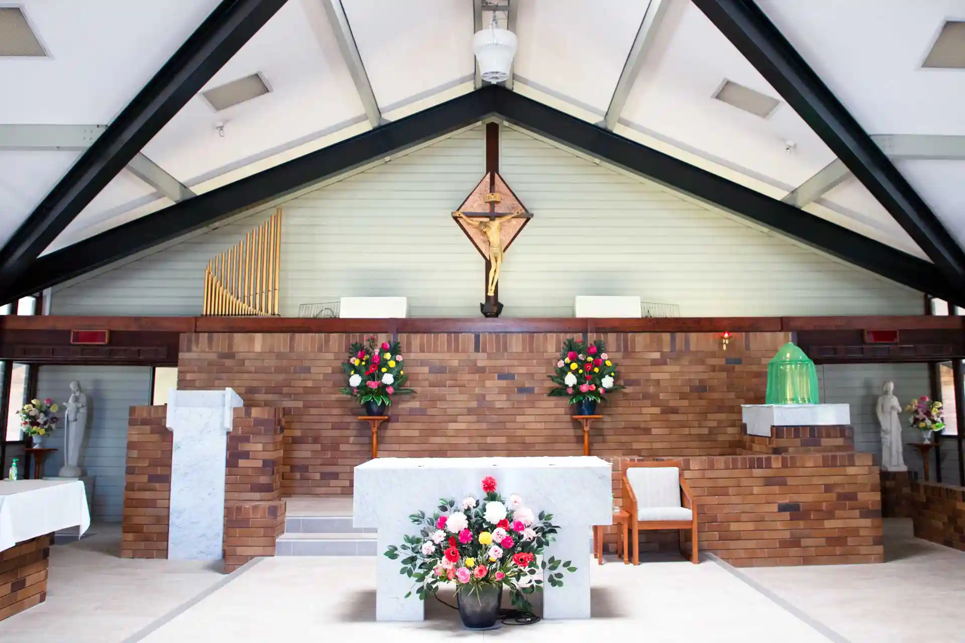 Airius cooling fans installation at St. Joseph's Church, Brisbane, improving airflow and comfort for the