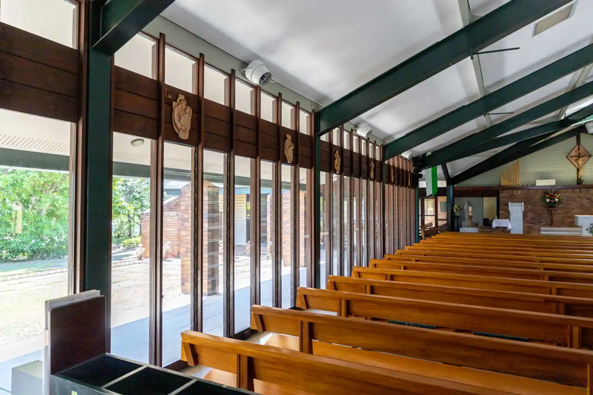 Airius cooling fans installed at St. Joseph's Church Brisbane, improving airflow and comfort for the