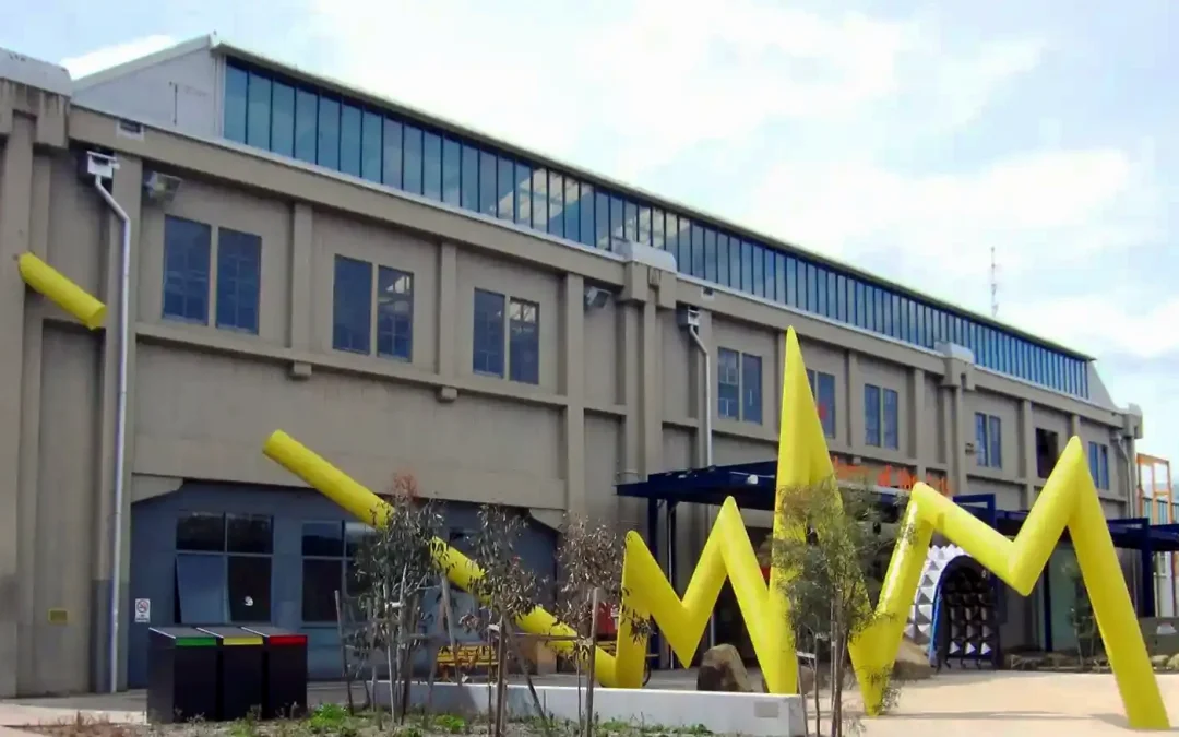 Airius destratification fans at University of Tasmania Stone Building, improving heating and energy efficiency.